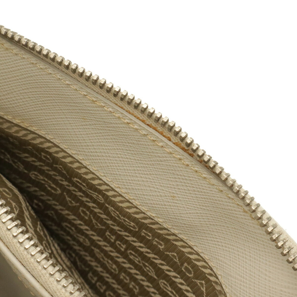 PRADA Galleria Handbag/Shoulder Bag, Saffiano Leather, White, 1BA896 - Picture 10 of 10
